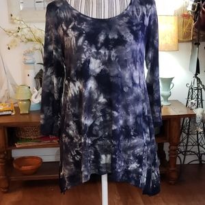 Et'Lois tie Dye long sleeve top